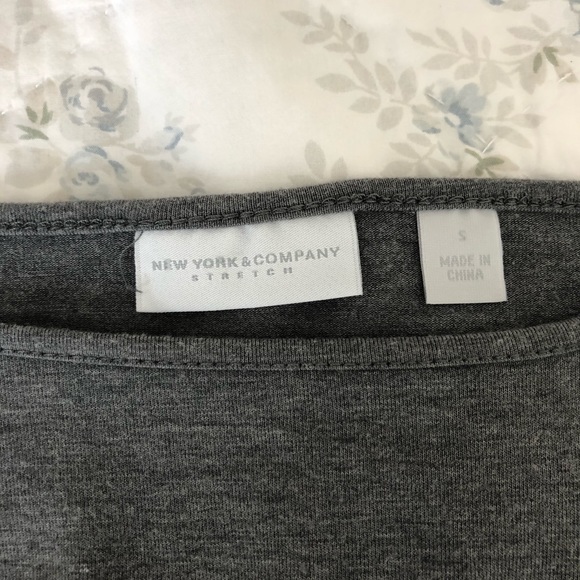 NY&Co Gray and Black Dress Size Small - Picture 3 of 6